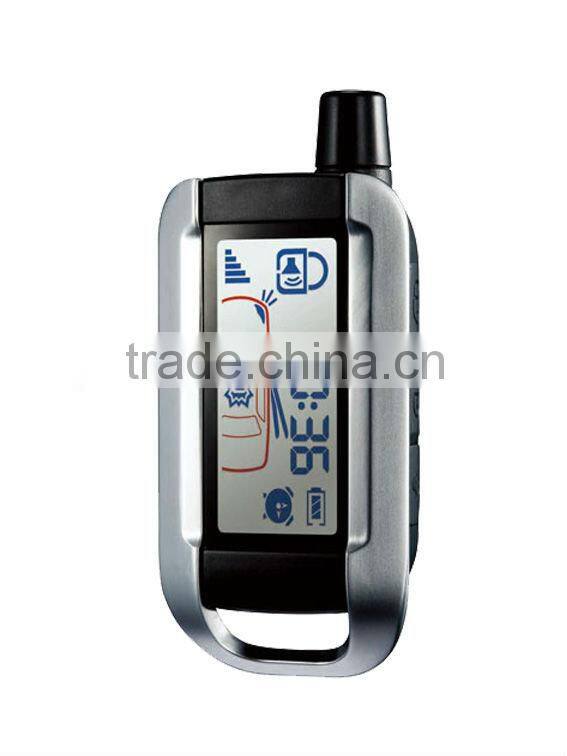 Cyclone manual talking two way car alarm 8328 for super long distance