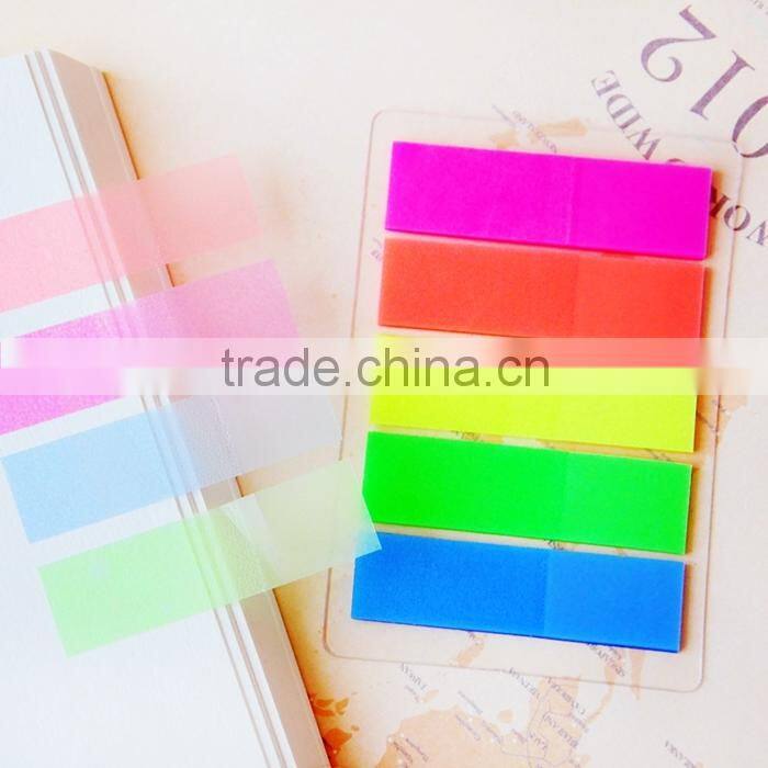 Cute Transparent Sticker Sticky Notes notepad Bookmark Mark Memo pad