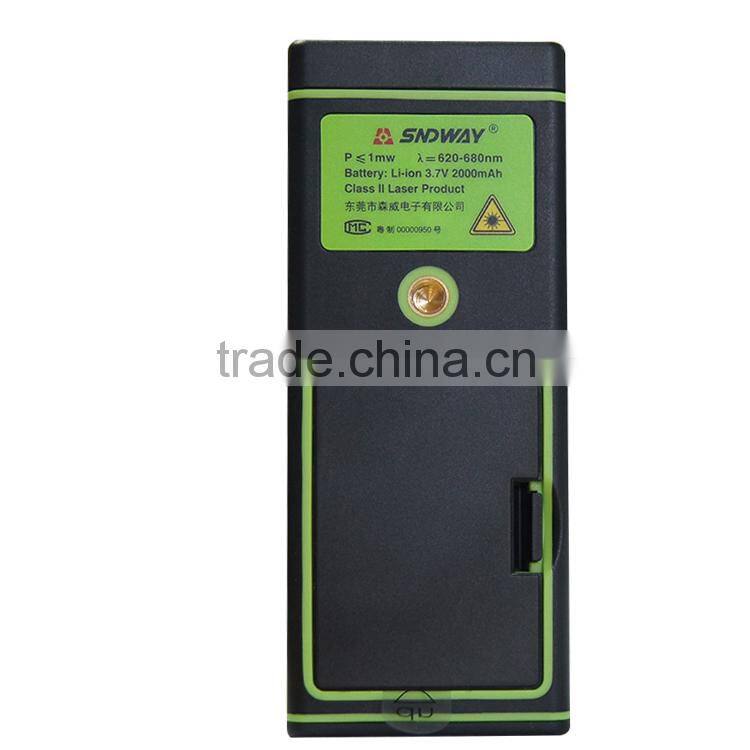 Precision 0.05-100m Measurement range Portable laser rangefinder SW-S100 Digital laser distance meter