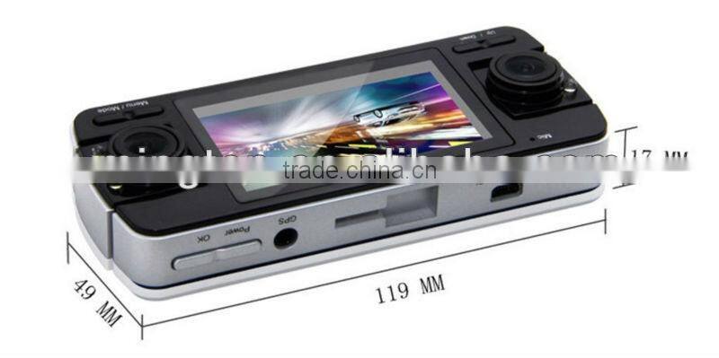 MD-2 HD Car DVR Black Box 720p dual lens