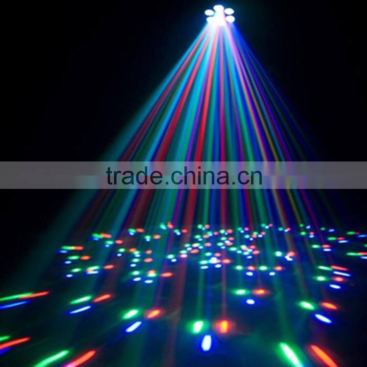 Professional Stage Lighting American DJ Light DMX 6CH 3in1 RGB Six Eye LED Bubble Effect Light