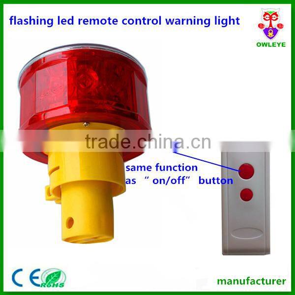 flashing led remote control warning light/remote controlled strobe lights