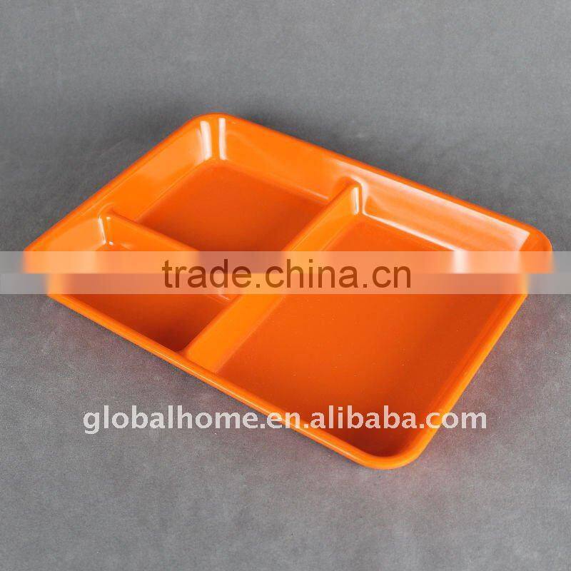 custom-made melamine snack plate