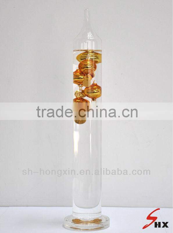 5 gold ball desk galilio thermometer