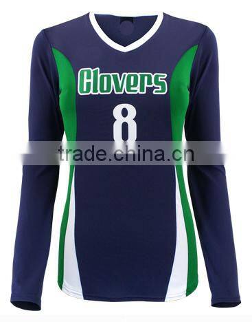 High quality sublimated girls volleyball uniform inflatable volleyball jersey volleyball set