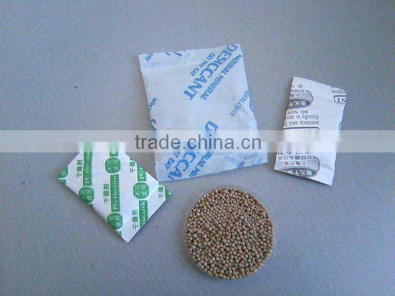 Natural moisture absorber pack on market