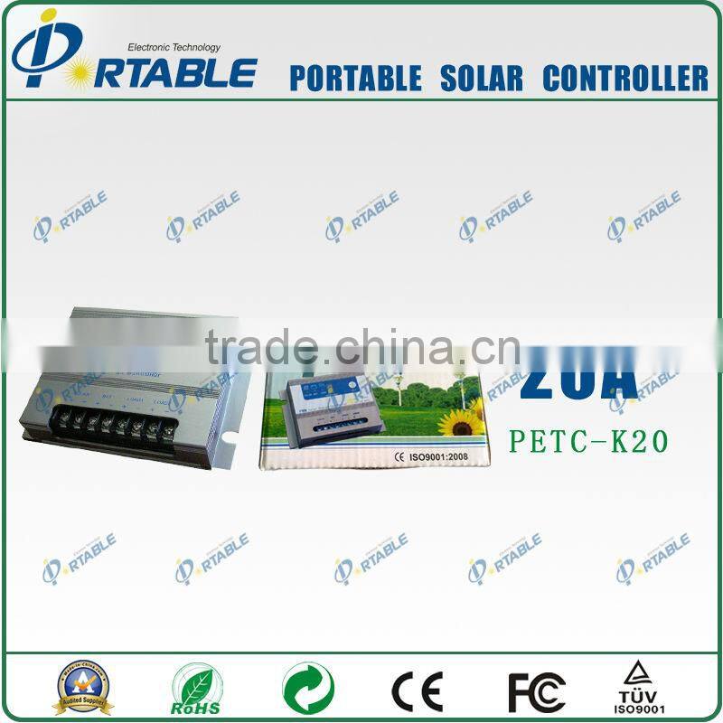 20A mppt solar charger controller charge for battery