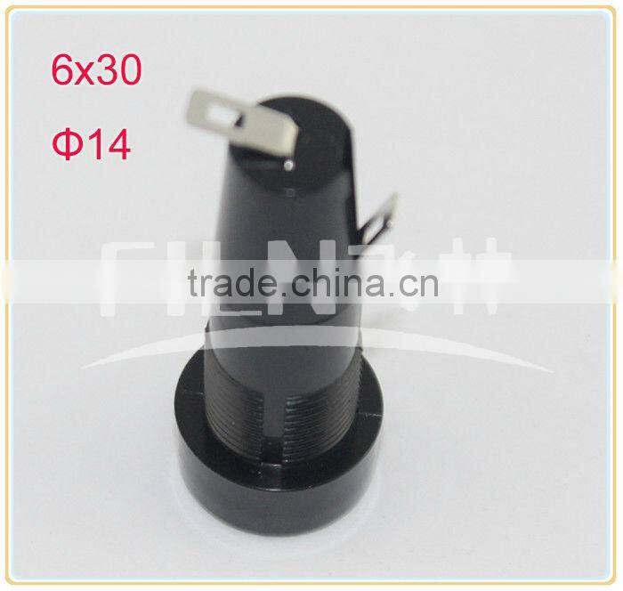 250VAC black bakelite protective fuse holder for 6*30mm fuse