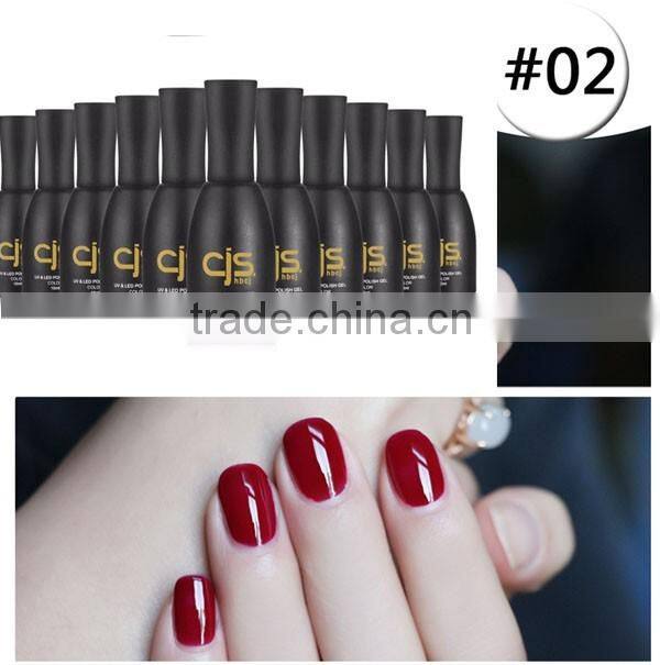 2016 new fashion 10ml UV LED Soak Off nail art UV gel polish red wine gel polish