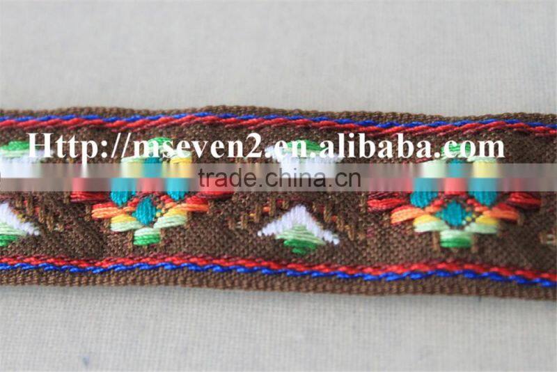 colorful flower design braid ribbon lace trimmings for textile wholesale