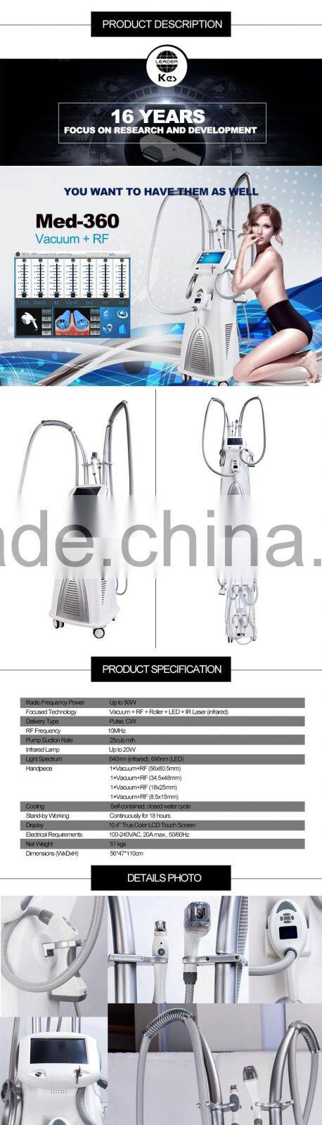 2016 Professional multishape machine price with competitiveness for cellulite removal and body shaping machine