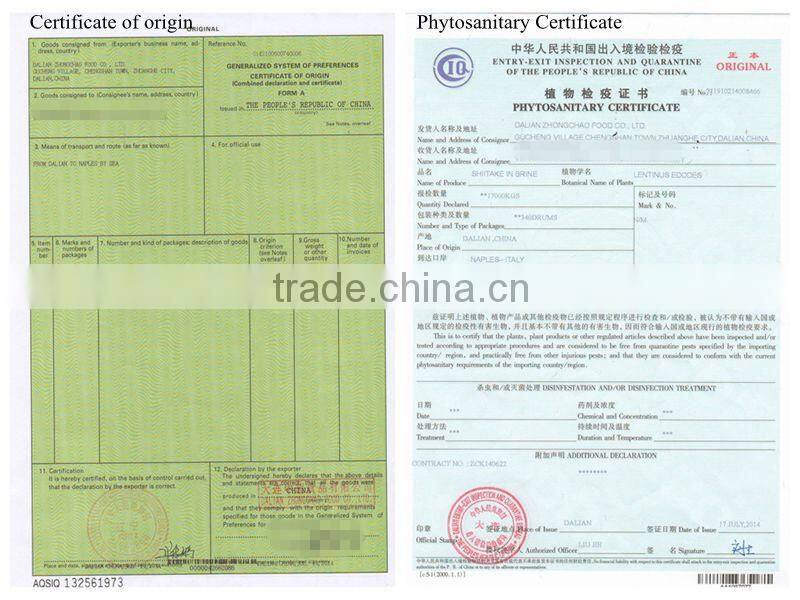 high quality salty flavor slice mushroom