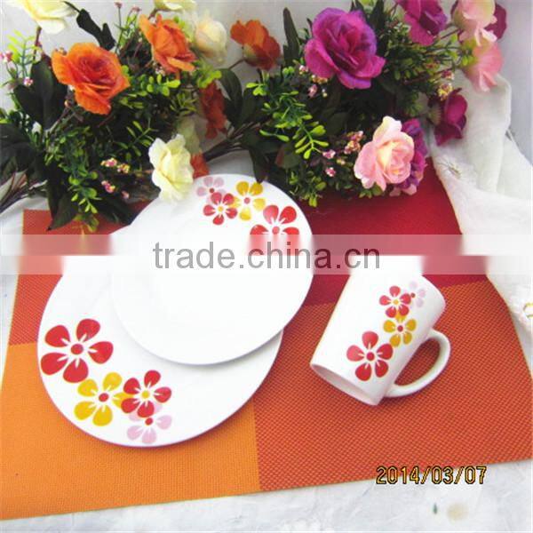 Kids tableware ceramic dinner sets