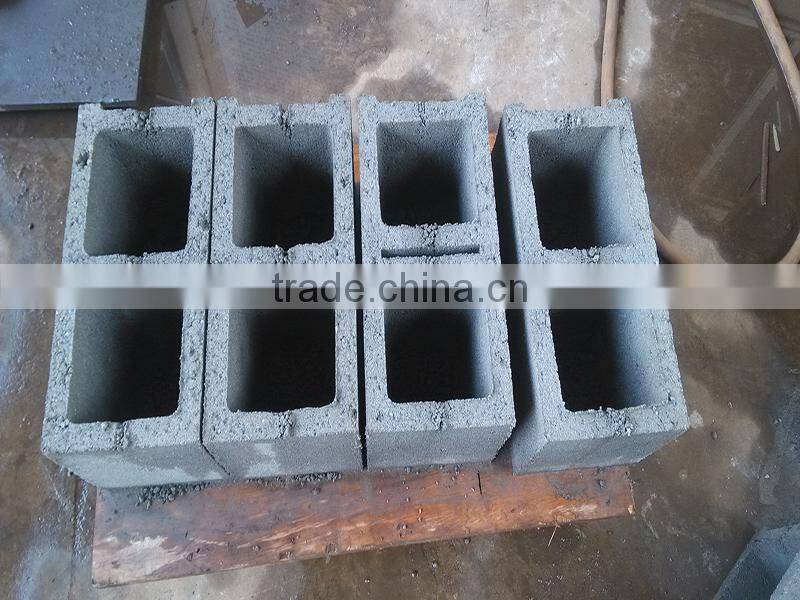 shandong shengya better than small factory concrete block machine for hollow block, solid brick, paver and kerb