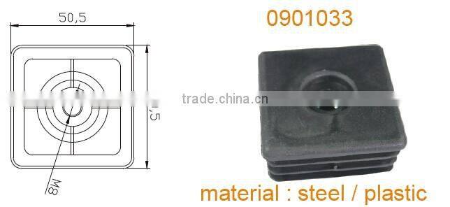 high quality various types black plastic furniture cabinet legs