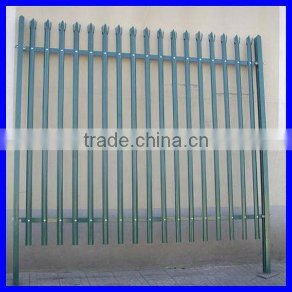 hot-dipped 3m high D pale palisade fence