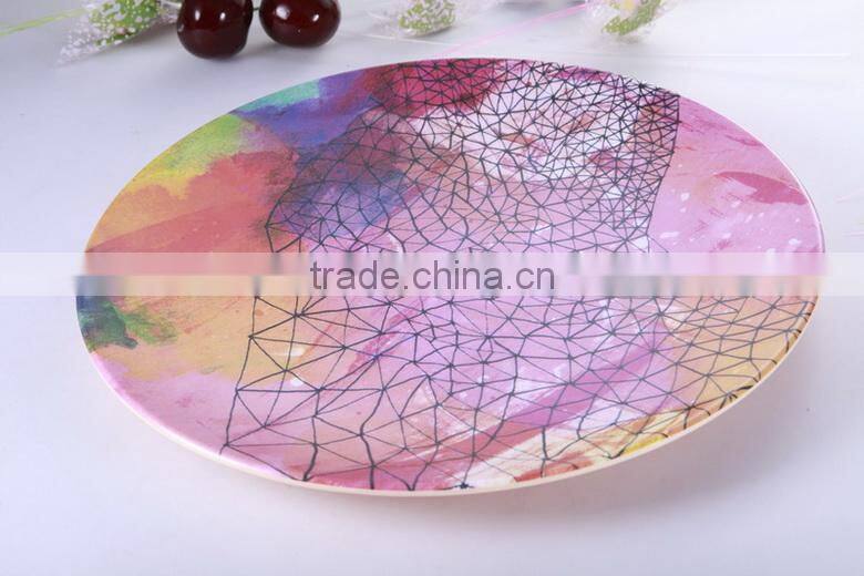Melamine wares custom cheap melamine plate