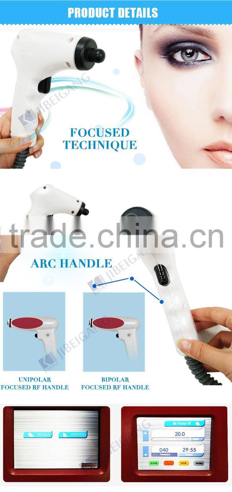 ce approval monopolar fractional rf wrinkle removal machine