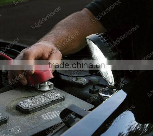 Blazer Magnetic Mount 12 Volt LED Work Light Clear Rectangle 4inch 24 Watts tool light