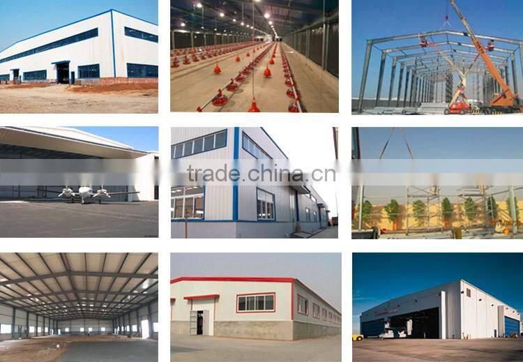 Large span light structural steel exhibition for 4S car shop