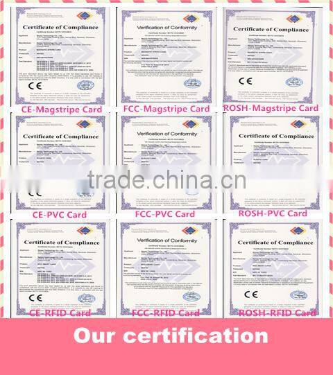 Plastic stuff id card for identification