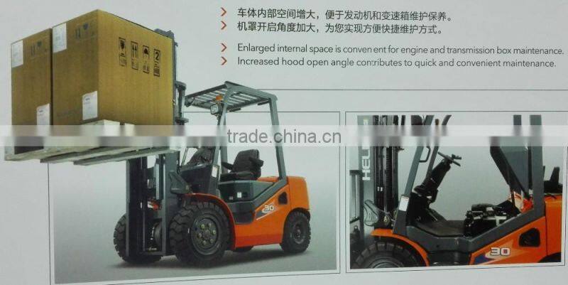 China Top1 Manufacturer HELI New H3 Series Gasoline 3 ton forklift truck price