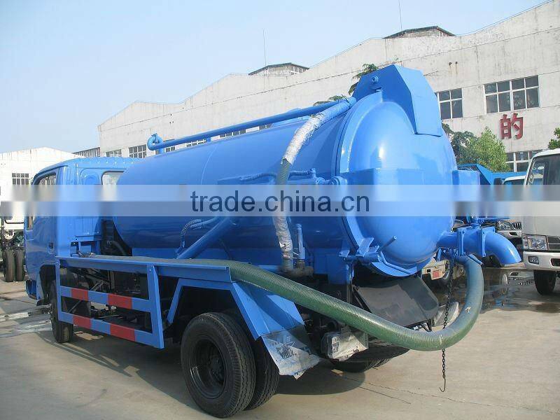DongFeng 8cbm sewage tanker truck, vacuum cleaner truck