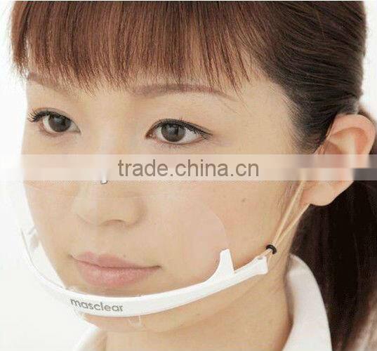 Transparent Protective Face Mask with Splash Shield
