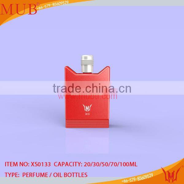 new lovely cute best red glass perfume bottle/100ml vial