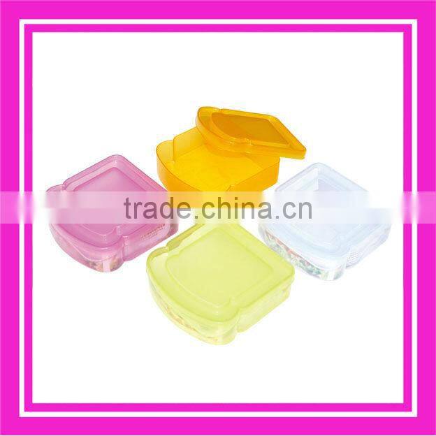 mini cartoon plastic bread box for kids