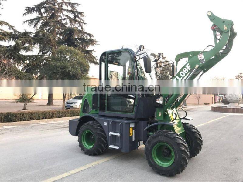 2017 newest type 0.8ton Rated loading capacity ZL08F with CE certificate