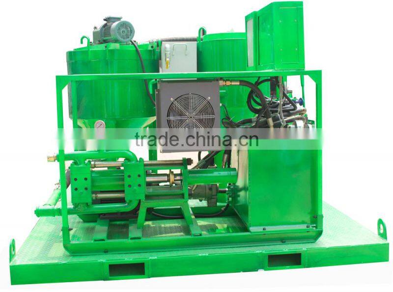 Siemens electric motor driven high efficiency grout station plant