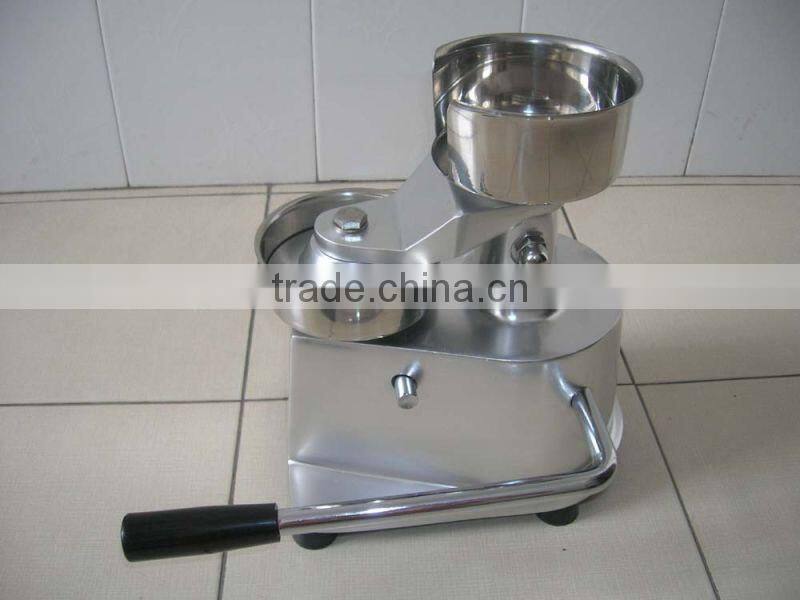 Aluminium hamburger mould