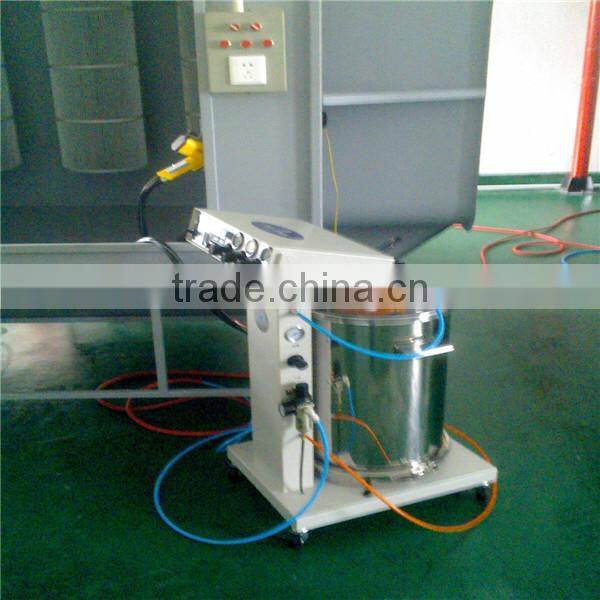 powder coating line for metal workpiece