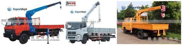 truck with crane,4x2 truck chassis,truck mounted crane