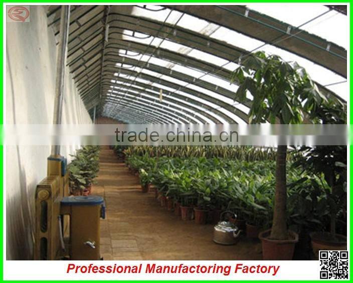 single-span large tunnel solar greenhouse for flower/vegetable growing