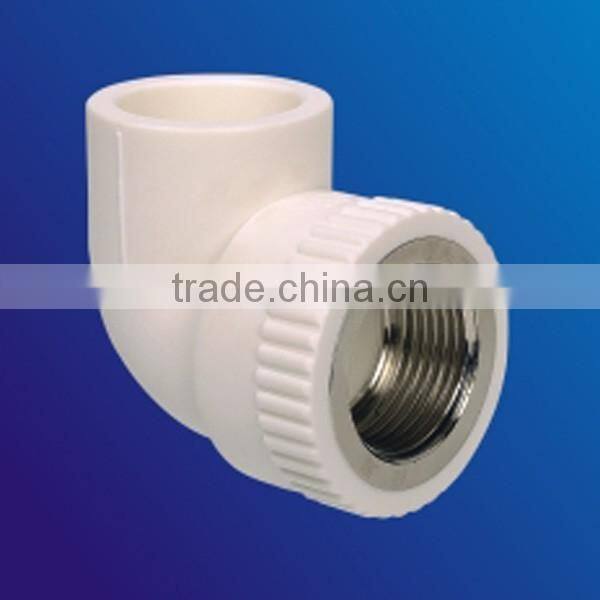 Supply PPR pipe fittings 90 degree elbow