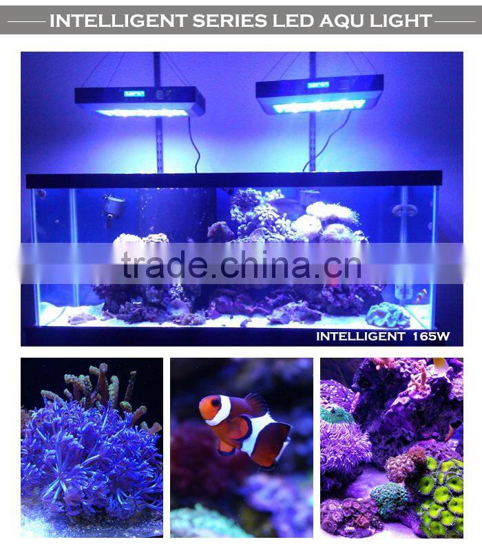 165w programmable led aquarium lighting for cora reef