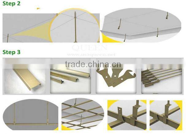 Light steel ceiling accessories triangular keel for clip in ceiling tile