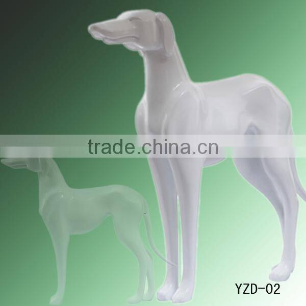 Fiberglass dog mannequin for display,animal mannequin,dog sculpture