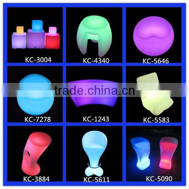 led funiture led party table modern dining tables