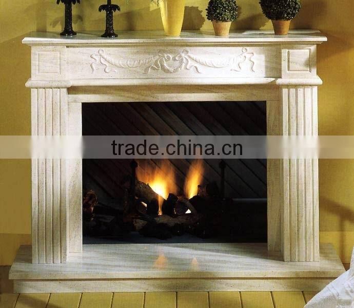 wholesale china white marble fireplace