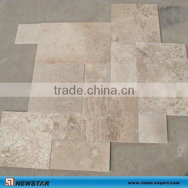 french pattern travertine tile