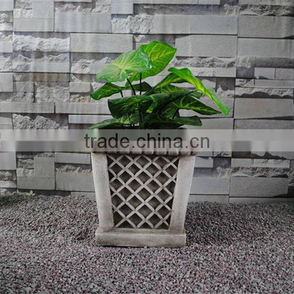 Fiberglass Indoor Flower Planter Pot Container