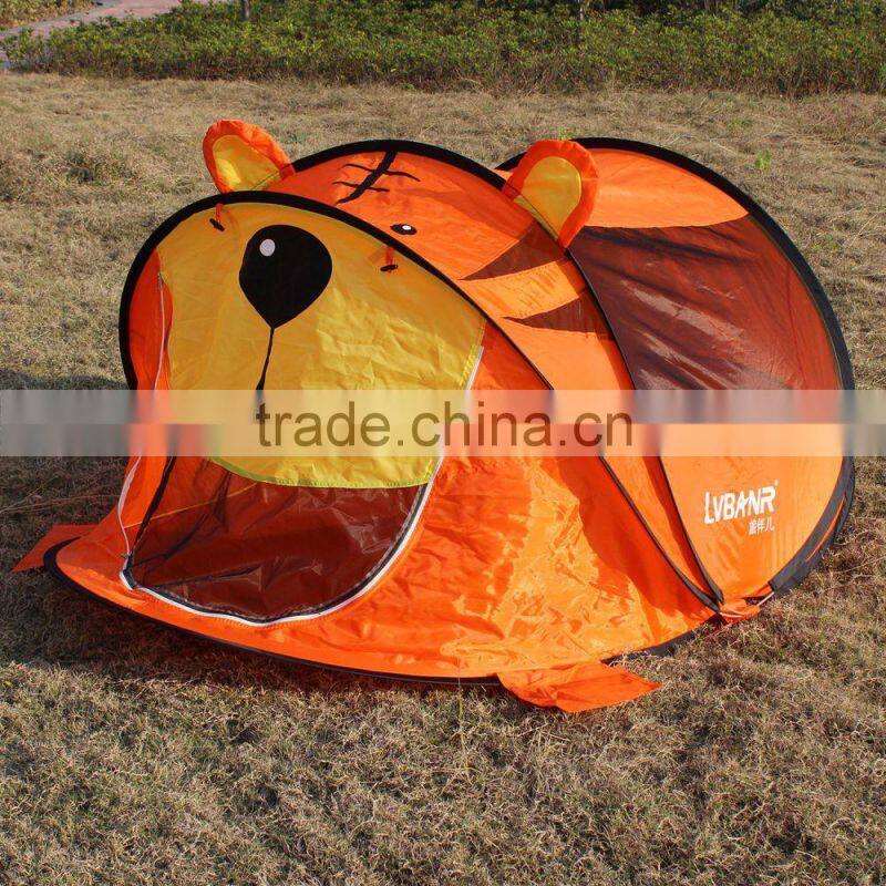 Cute animal shape kids pop up tent