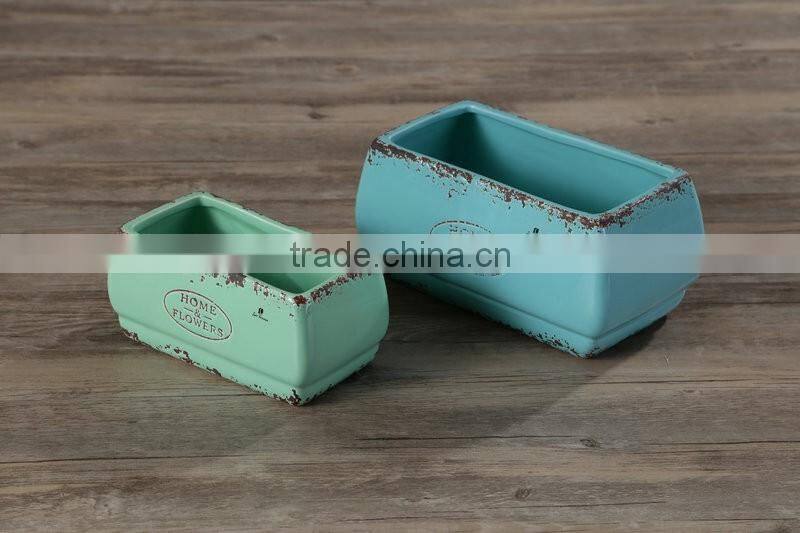 2016 newest garden decoration ceramic/stoneware colorful funny shaped flower pots/plants