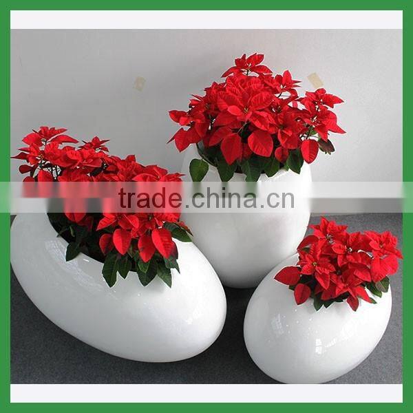 FO-326 Modern Style Fiberglass Flower Pots Set