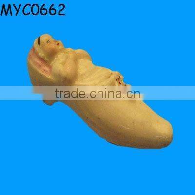 Spotted shell shape ceramic marine whistle