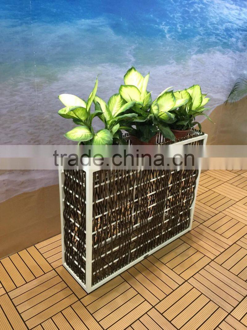 Garden Furniture Planter Wicker Rattan Flower Pot