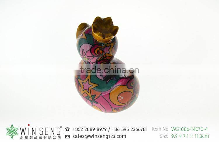 Dolomite Full Decal Duck Shaped Piggy Bank